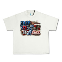 Pistachio Born to be free Urban Heavy Tee - CowGirlArtShop