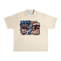 Sandshell Born to be free Urban Heavy Tee - CowGirlArtShop