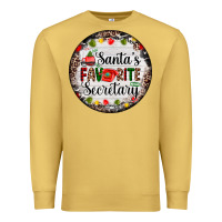 Antique Gold christmas santas favorite secretary    light Premium Sweatshirt - AdoDesignShop