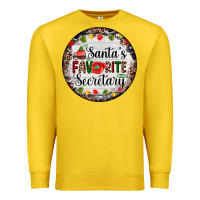 Lemon christmas santas favorite secretary    light Premium Sweatshirt - AdoDesignShop