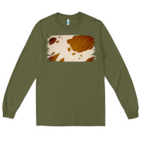 Cowhide Lightbrown Long Sleeve Tee | Teevron