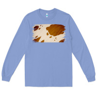Colony Blue Cowhide Lightbrown Long Sleeve Tee - Jasminsmagicworld