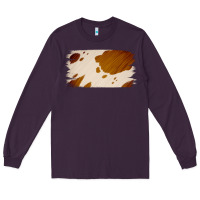 Plum Cowhide Lightbrown Long Sleeve Tee - Jasminsmagicworld