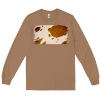 Toasted Coconut Cowhide Lightbrown Long Sleeve Tee - Jasminsmagicworld