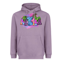 Lavender aloha stitch Heavyweight Hoodie - AdoDesignShop