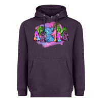 Plum aloha stitch Heavyweight Hoodie - AdoDesignShop