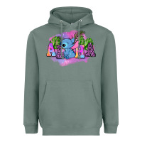 Sage aloha stitch Heavyweight Hoodie - AdoDesignShop