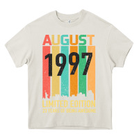 Cream August 1997 23 Years Old 23rd Birthday Heavy Core Tee - Bettercallsaul
