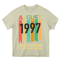 Mossy August 1997 23 Years Old 23rd Birthday Heavy Core Tee - Bettercallsaul