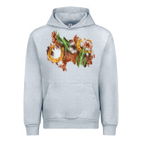 Heather Grey horseshoe cowhide cactus patch Urban Hoodie - AdoDesignShop