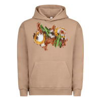 Pigment Burro horseshoe cowhide cactus patch Urban Hoodie - AdoDesignShop