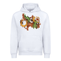 White horseshoe cowhide cactus patch Urban Hoodie - AdoDesignShop