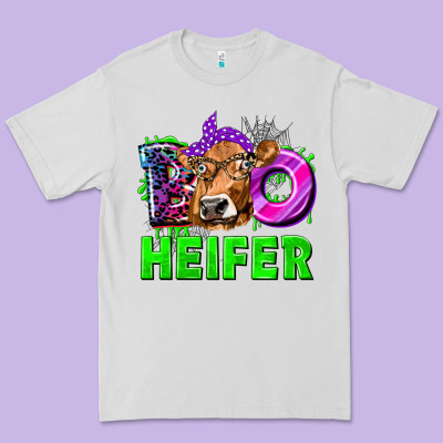 Boo Heifer Cow Premium Tee Designed By Texasbilliewilder