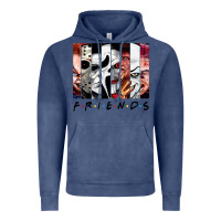 Vintage Denim funny horror friends scary movies halloween costume sweatshirt Vintage Hoodie - longCreatives
