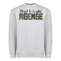 Heather Grey blessed to be called neenee Heavyweight Sweatshirt - CowhideDigitalArt