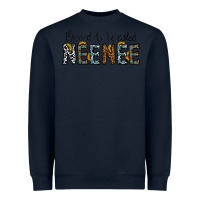 Navy blessed to be called neenee Heavyweight Sweatshirt - CowhideDigitalArt