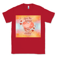 Red love the world like the one Classic Tee - TumblerDesignByShophia