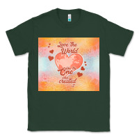 Sports Green love the world like the one Classic Tee - TumblerDesignByShophia