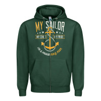 Sports Green Proud Navy Mother for Moms of Sailors Proud Mom Navy Family Zipper Hoodie - longCreatives
