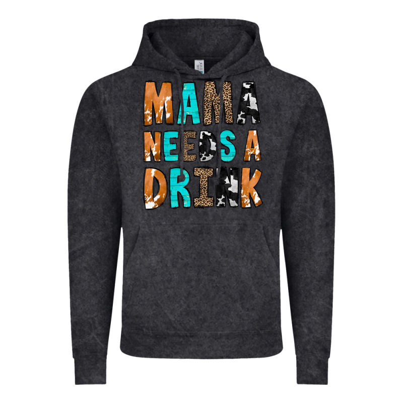 Mama Needs A Drink Vintage Hoodie by CowCowDesign | Teevron