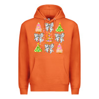 Carrot Christmas Trees And Bow Premium Hoodie - CowhideDigitalArt