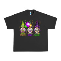 Pigment Black Mardi Gras squad with gnomies Urban Heavy Tee - HowdyJamesFarm