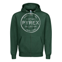 Sports Green Pyrex Mark  Vintage Collector Made in USA Zipper Hoodie - longCreatives