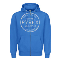 True Royal Pyrex Mark  Vintage Collector Made in USA Zipper Hoodie - longCreatives