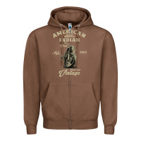 Chestnut Vintage American Motorcycle Indian for Old Biker Gifts Zipper Hoodie - longCreatives