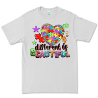 Dove Grey different is beautiful Premium Tee - NancyCooperArtShop