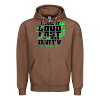 Chestnut Dirt Modified Racing Apparel Sprint Car Dirt Track Racing Zipper Hoodie - longCreatives