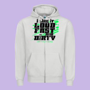 Dirt Modified Racing Apparel Sprint Car Dirt Track Racing Zipper Hoodie Designed By Longcreatives