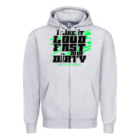 Heather Grey Dirt Modified Racing Apparel Sprint Car Dirt Track Racing Zipper Hoodie - longCreatives