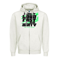 Oatmeal Heather Dirt Modified Racing Apparel Sprint Car Dirt Track Racing Zipper Hoodie - longCreatives