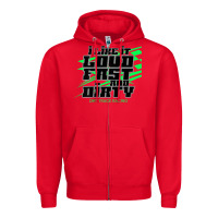Red Dirt Modified Racing Apparel Sprint Car Dirt Track Racing Zipper Hoodie - longCreatives