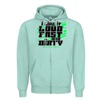 Seafoam Dirt Modified Racing Apparel Sprint Car Dirt Track Racing Zipper Hoodie - longCreatives