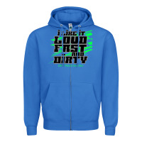 True Royal Dirt Modified Racing Apparel Sprint Car Dirt Track Racing Zipper Hoodie - longCreatives