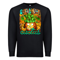 Black go fall on a cactus Premium Sweatshirt - AdoDesignShop