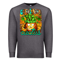 Charcoal Heather go fall on a cactus Premium Sweatshirt - AdoDesignShop