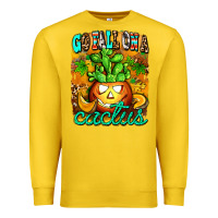 Lemon go fall on a cactus Premium Sweatshirt - AdoDesignShop