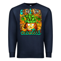 Navy go fall on a cactus Premium Sweatshirt - AdoDesignShop