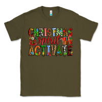 Army Green Christmas Spirit Activate Classic Tee - RanaPortraitStore