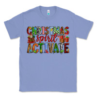 Colony Blue Christmas Spirit Activate Classic Tee - RanaPortraitStore