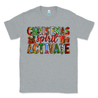 Heather Grey Christmas Spirit Activate Classic Tee - RanaPortraitStore