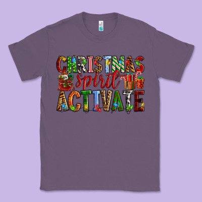 Christmas Spirit Activate Classic Tee Designed By Ranaportraitstore