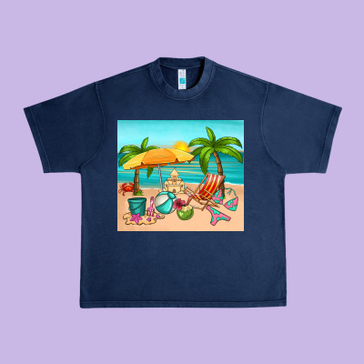 Summer Urban Heavy Tee Designed By Ranaportraitstore
