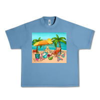 Pebble Blue summer Urban Heavy Tee - RanaPortraitStore