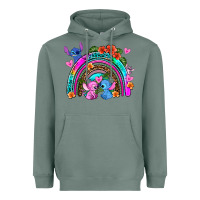 Sage stitch and lilo rainbow Heavyweight Hoodie - AdoDesignShop
