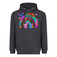 Smoke stitch and lilo rainbow Heavyweight Hoodie - AdoDesignShop