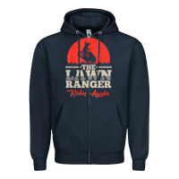 Navy the lawn ranger rides again shirt  cute lawn caretaker gift Zipper Hoodie - longCreatives